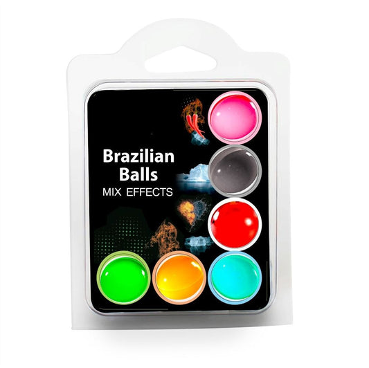 BOULES BRÉSILIENNES DIFFÉRENTES EFFETS X6