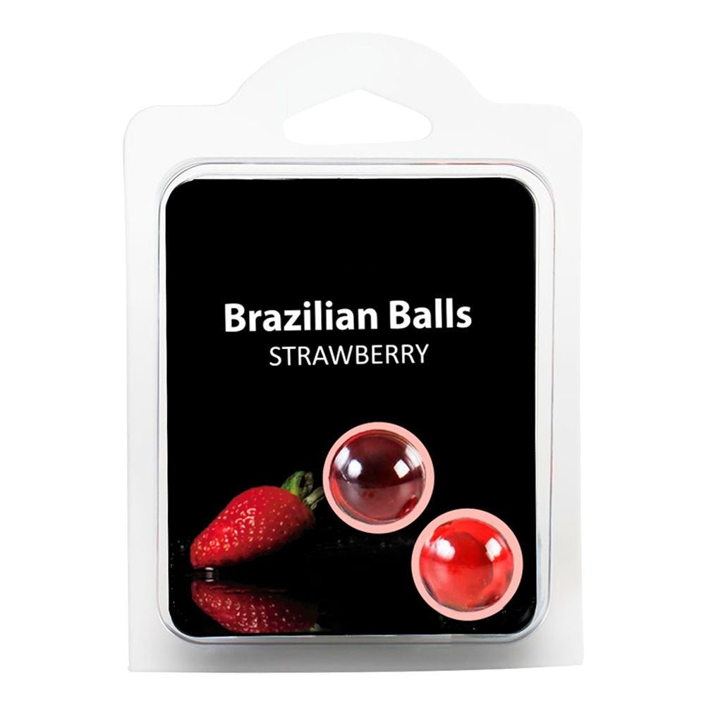 BOULES BRÉSILIENNES SAVEUR FRAISE X2
